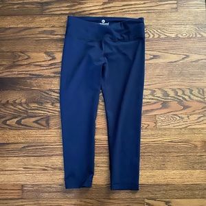 90 Degree Navy Cropped Leggings